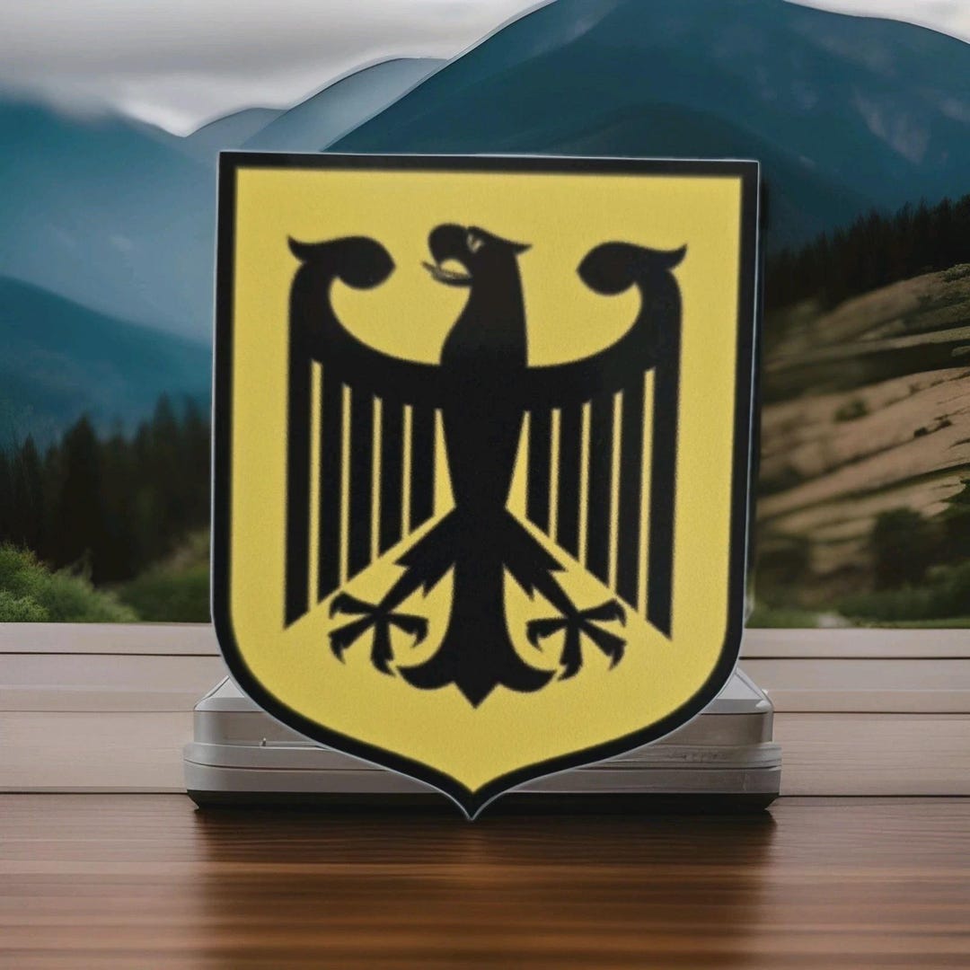 Germany Decal Sticker Deutschland Germany Sticker Decal Vinyl Eagle GERMAN 3