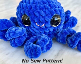 Crochet Pattern (No Sew!) - Octi the Octopus