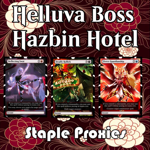 Hazbin Hotel Trading Cards - Etsy