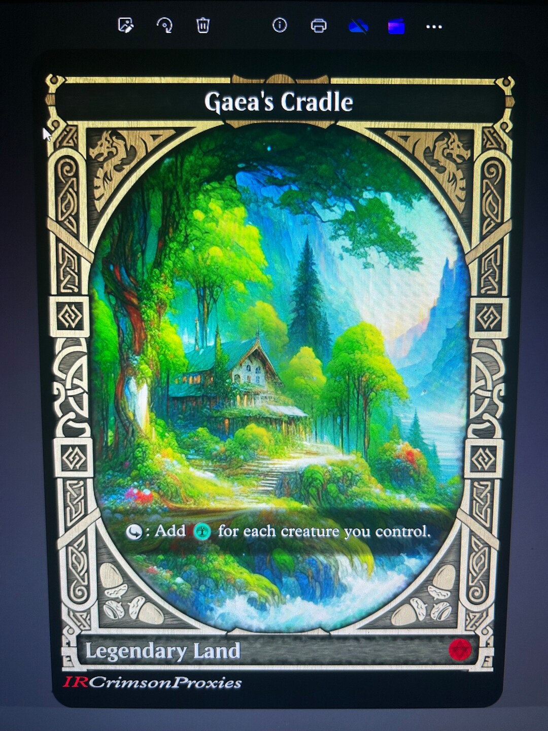 ジャッジ褒賞 ガイア揺籃の地foil BGS8 GAEA’S CRADLE 37964_in_600x600.jpg