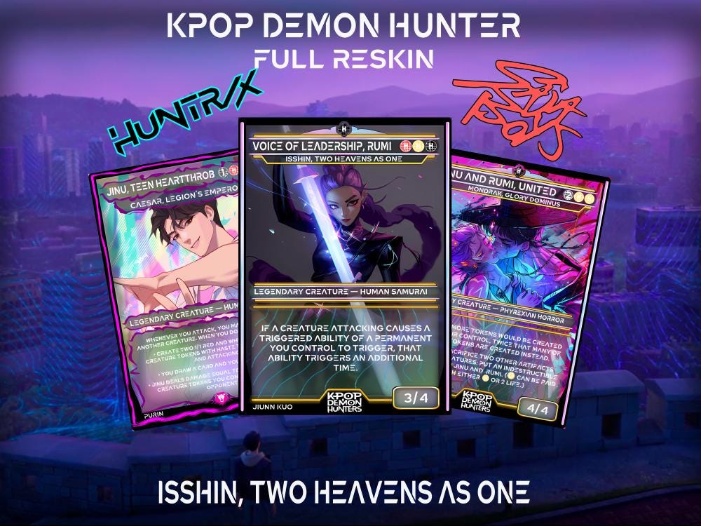 Kpop Demon Hunters Mtg Proxy - Etsy