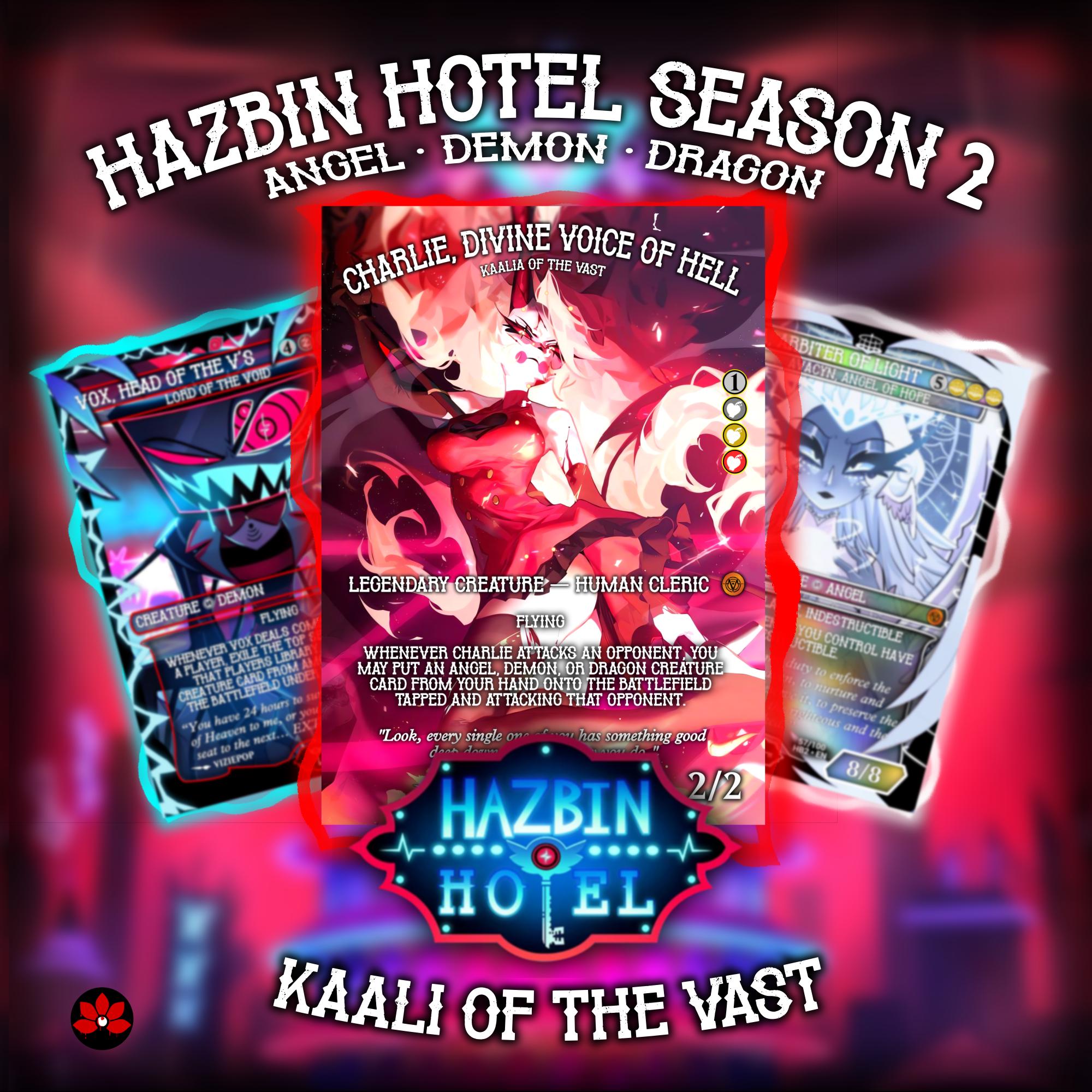 Hazbin hotel trading cards - Etsy 日本