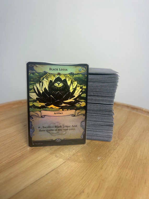 Special Edition Foil Black Lotus Proxy - Etsy Special Edition Foil Black Lotus Proxy - Etsy