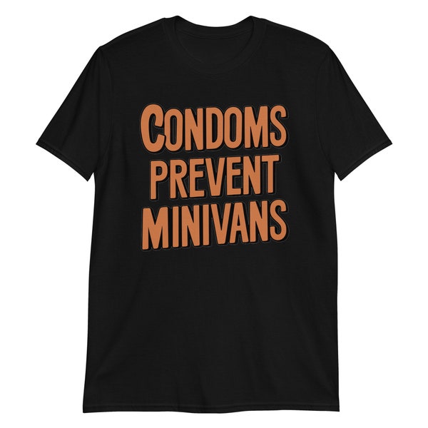 Condooms voorkomen minibusjes grappig T-shirt