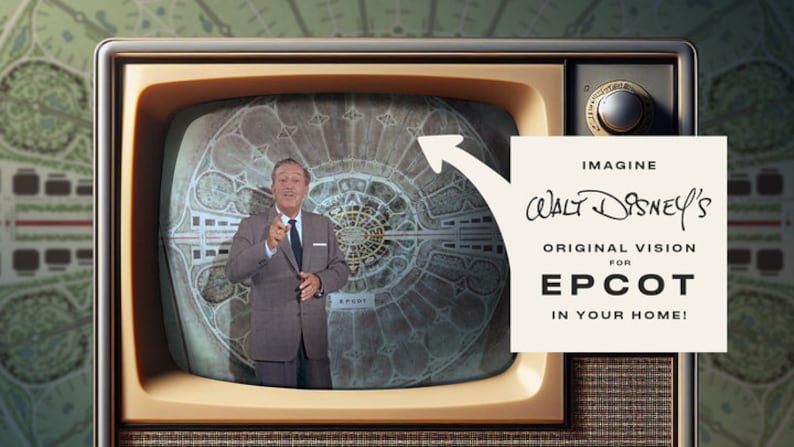 Original EPCOT Concept Map - Etsy