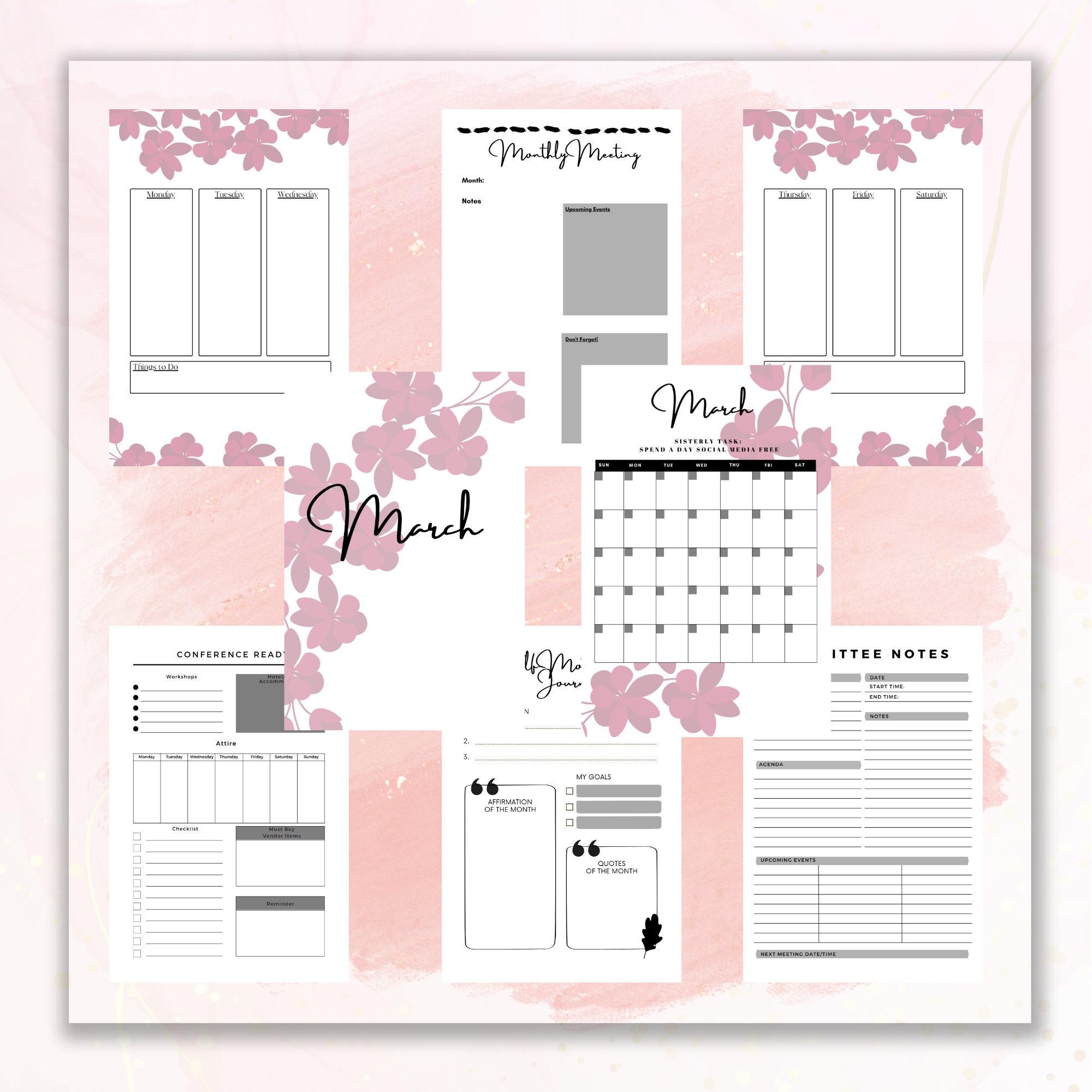 Empowered Women- Sorority Planner -girl Boss Hardcover Planner ...