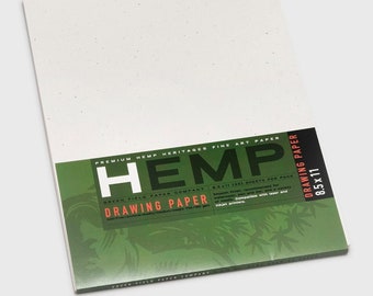 Hemp Heritage® Drawing Paper Art Pack, Large 11" x 14", 70# cover paper