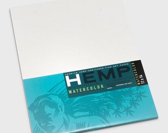 Hemp Heritage® Watercolor Paper Art Pack, Large 11" x 14", 110# paper