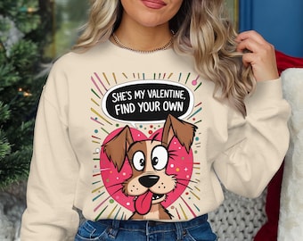 Valentine's Dog PNG, Funny Valentine's Dog Illustration, Love Puppy Print, Cute Dog Valentine's Day Art, Digital Download