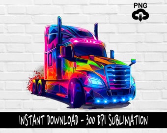 Truck PNG, Truck PNG for Shirt, Tumbler, Mugs and more, Instant Download