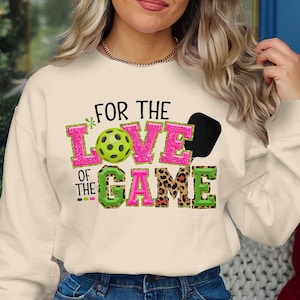 Pickleball PNG, Love Of The Game, Sports Digital Download, Pickleball Clipart, Funny Pickleball Graphics, Instant Download