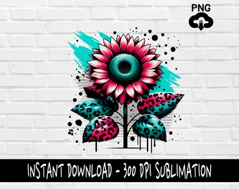 Sunflower PNG, Sunflower PNG for Shirt, Tumbler, Mugs and more, Instant Download