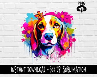 Beagle PNG, Beagle PNG for Shirt, Tumbler, Mugs and more, Instant Download