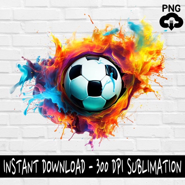 Soccer PNG, Soccer PNG for Shirt, Tumbler, Mugs and more, Instant Download