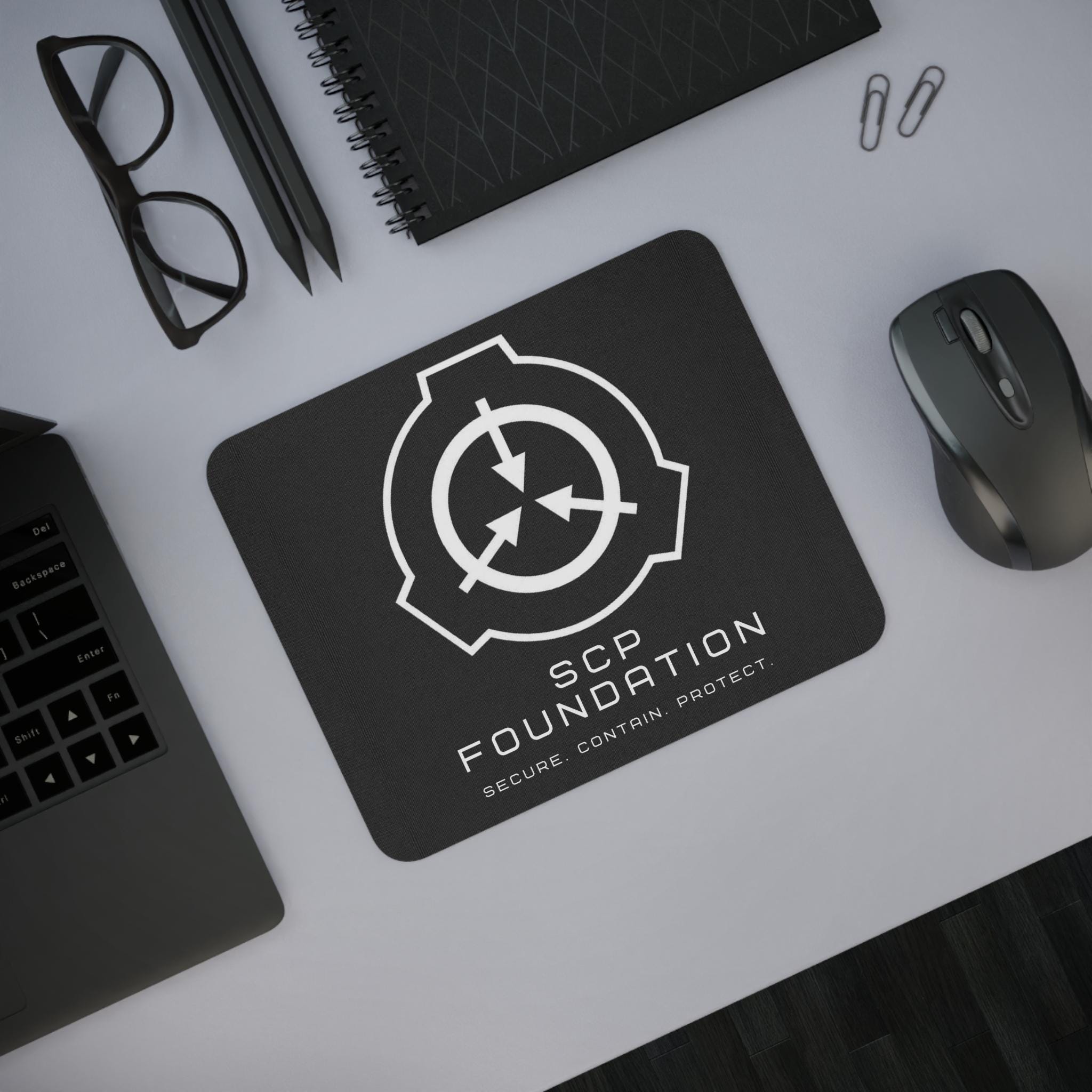 SCP Foundation Mouse Pad SCP Gaming Desk Mouse Pad Scp Gift Shy Guy ...
