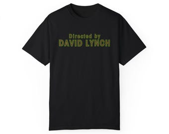 Twin Peaks Comfort Colors Directed By David Lynch Unisex T Shirt Cult Horror Shirt Twin Peaks Shirt