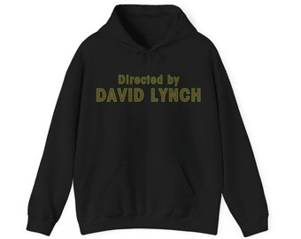 Directed By David Lynch Twin Peaks Unisex Hooded Sweatshirt, Twin Peaks Hoodie, Gift For Twin Peaks Fan