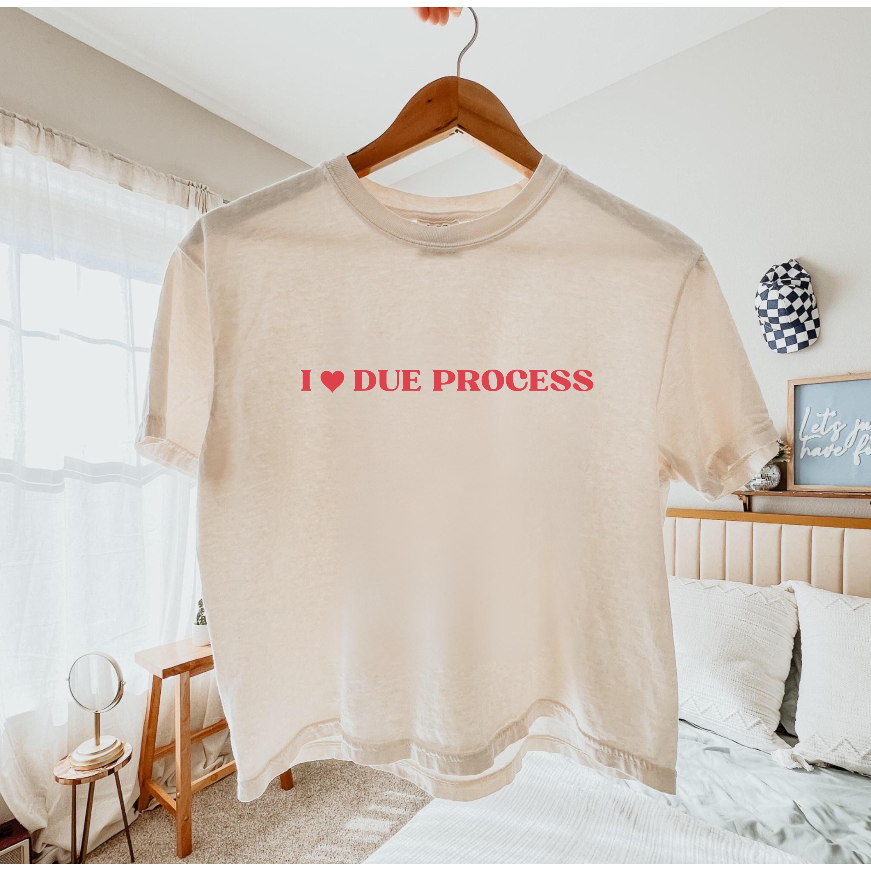 Comfort Colors® I Love Due Process Shirt, Pro Immigration Shirt, Immigrants Rights Shirt, Deport Fascists Not Immigrants Shirt, Immigration
