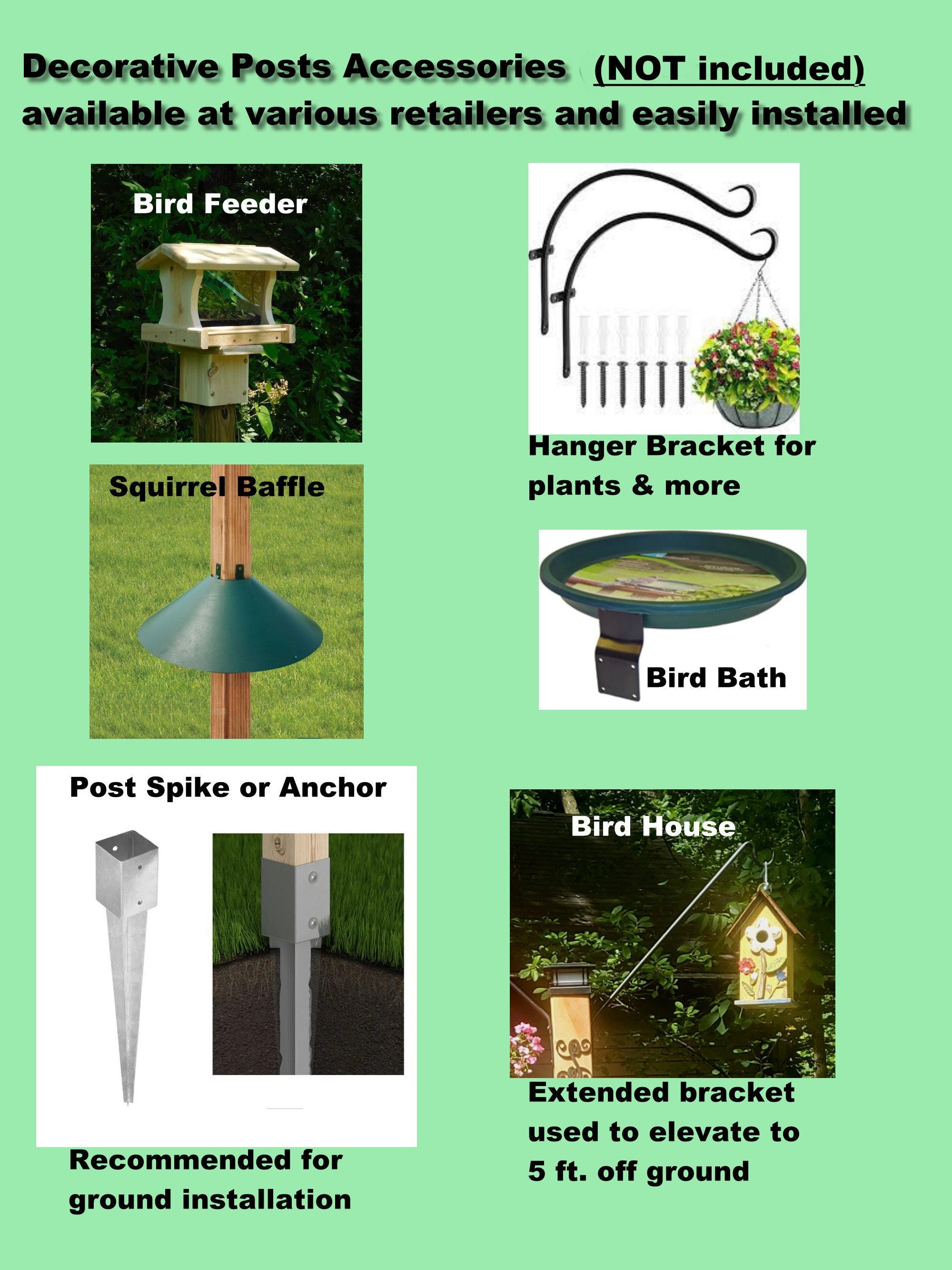Custom Tree Posts Custom Decorative Cedar Garden Post - Etsy