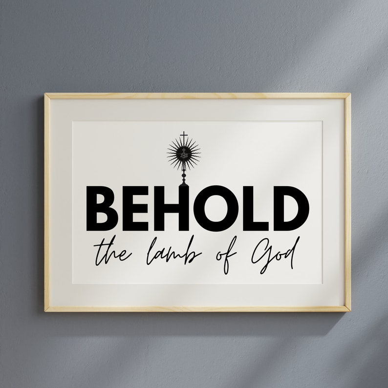 Instant Download | SVG/PNG Behold the Lamb of God | Digital Download ...