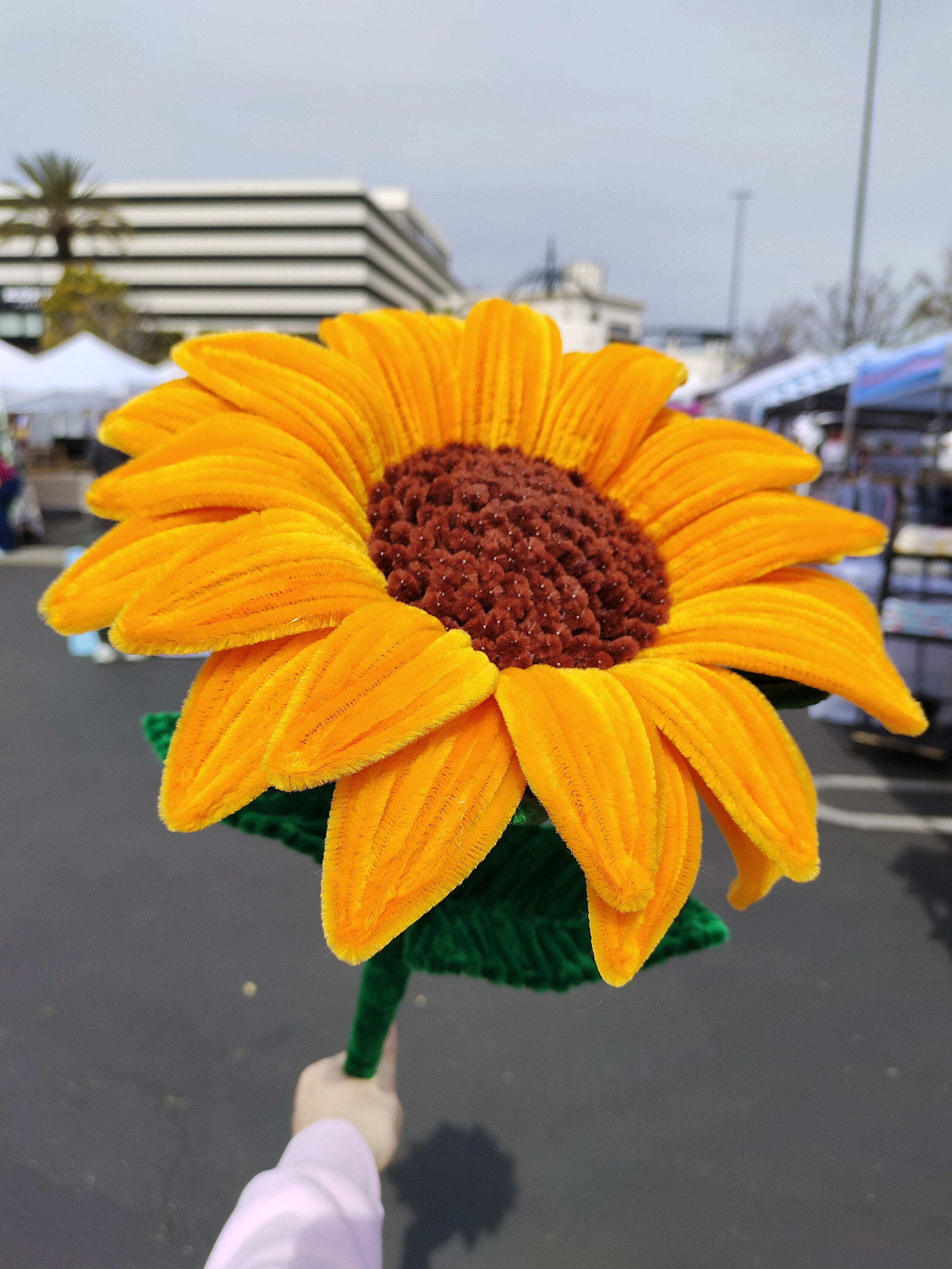 Gigantic Sunflower Pipe Cleaner Handmade Flowers|valentine's Day ...