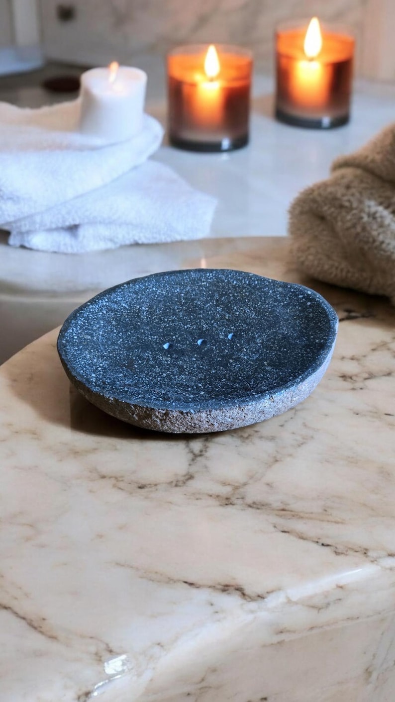 YukaLiving River Stone Soap Dish - Thumbnail 5