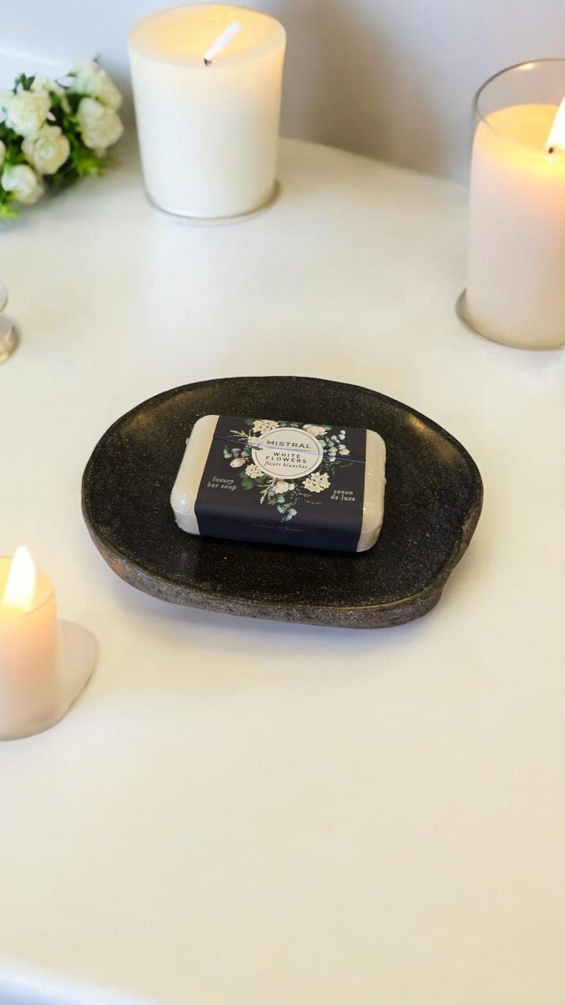 YukaLiving River Stone Soap Dish - Thumbnail 4