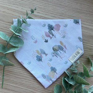 Cottagecore Nature Bandana, New Puppy Dana, Spring Bandana, Over the Collar Bow, Pet Scarf, Pet Gifts, Slip on, Scrunchie Neck, Customizable
