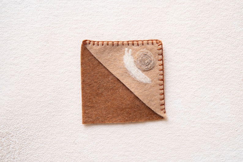 Needle Felted Bookmark - Corner Bookmark, Embroidered, Handmade Gift ...