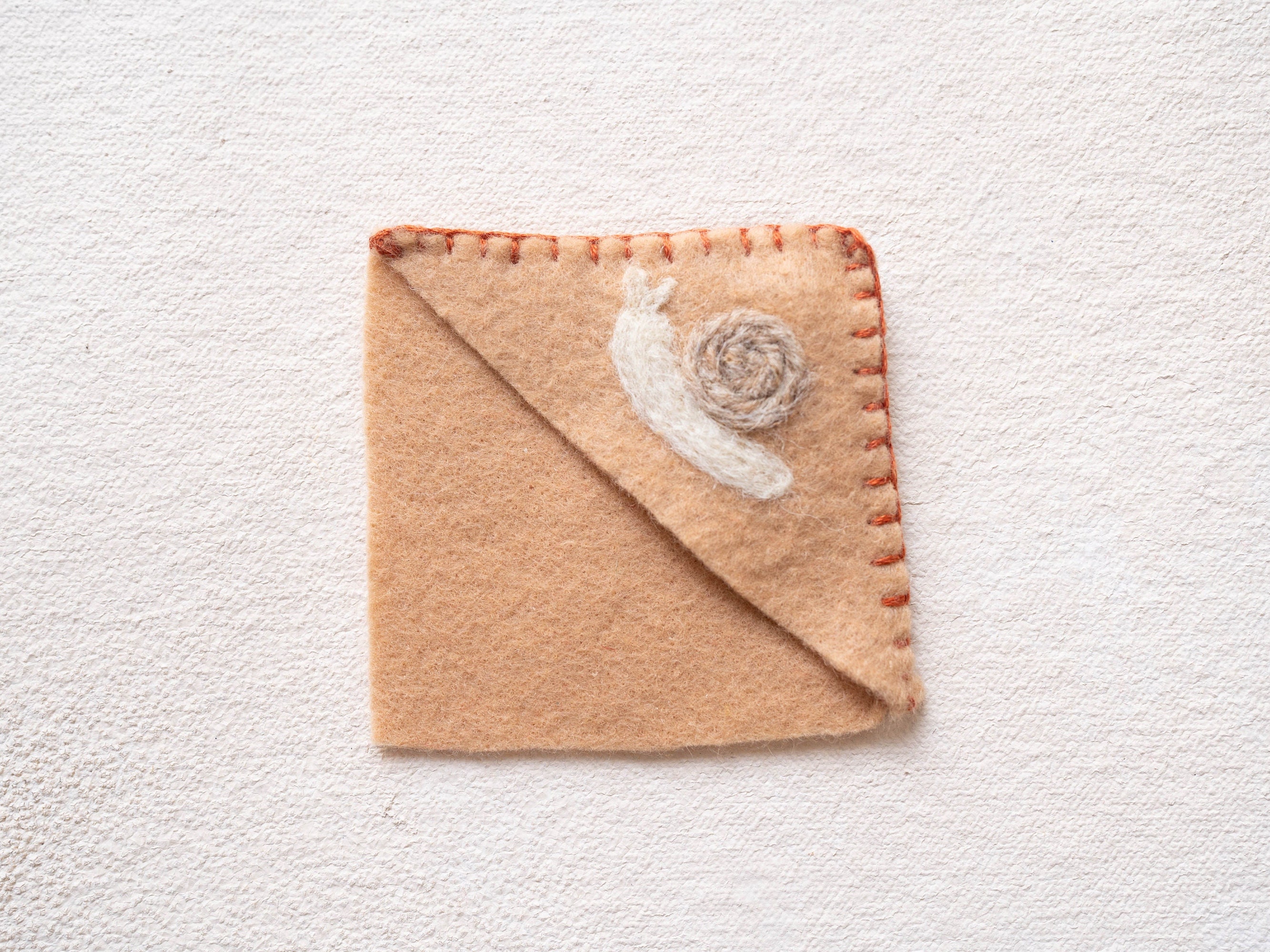Needle Felted Bookmark - Corner Bookmark, Embroidered, Handmade Gift ...
