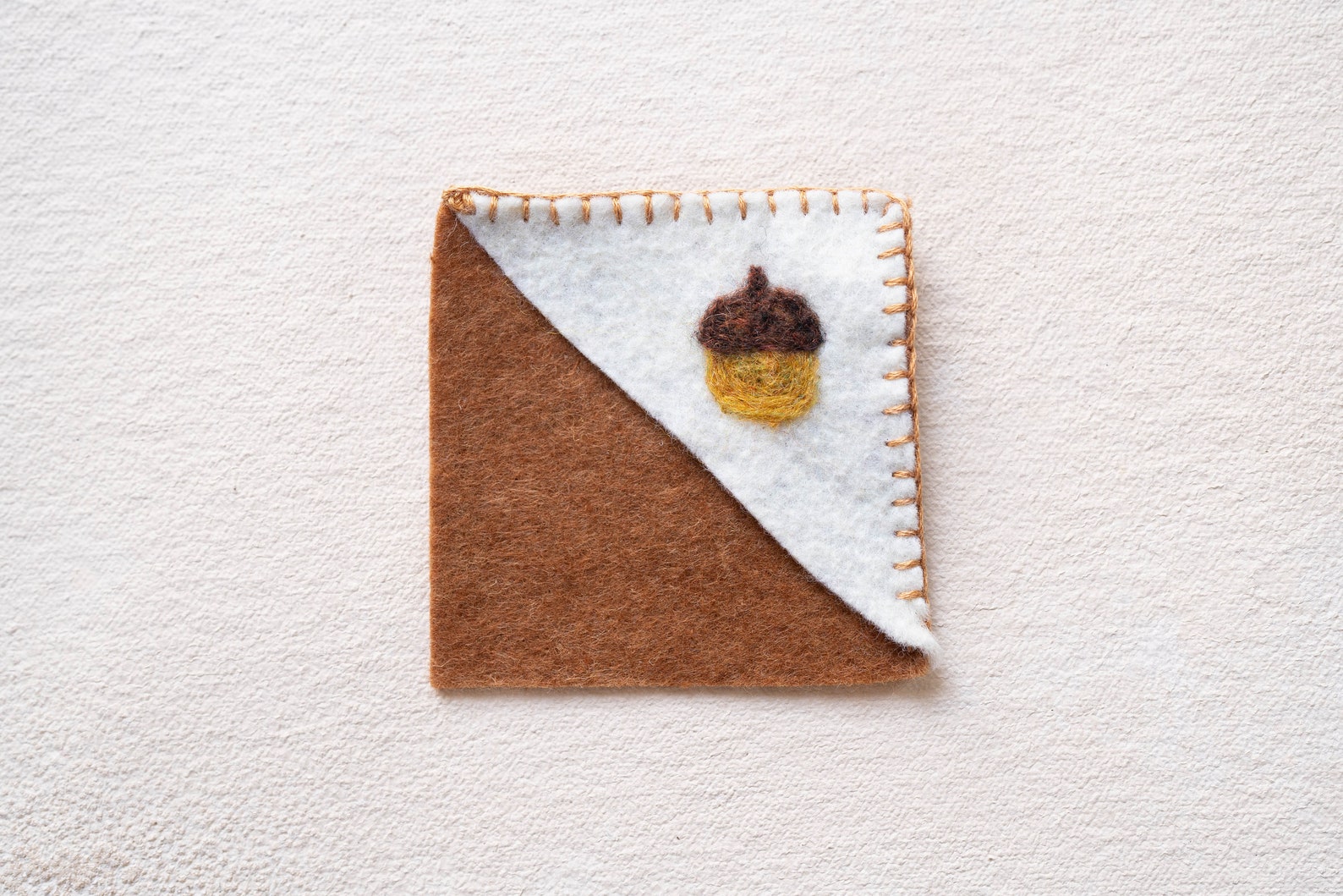 Needle Felted Bookmark - Corner Bookmark, Embroidered, Handmade Gift ...