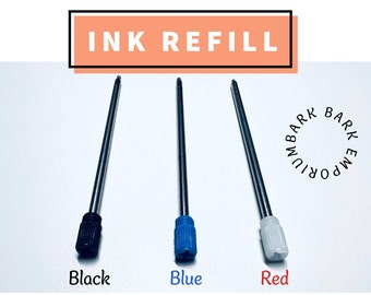 Ink Refill For Pens | Black - Blue - Red