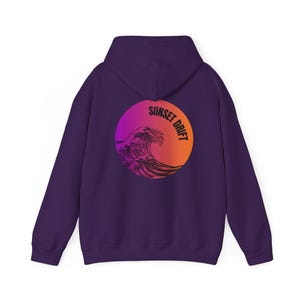 Gradient Waves Hoodie JDM Car Enthusiast Streetwear