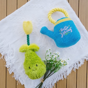Squeaky Dog Toy/Dog Rope Toy/Rope Tug and Toss Toy/Pet Squeaky Toy for Large Dog/Small Dog/Dog Plush Toy/Funny Pet Gift/Cartoon Garden Toy