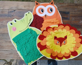Animal Snuffle Mat: Interactive Pet Puzzle, Slow Feeder Toy