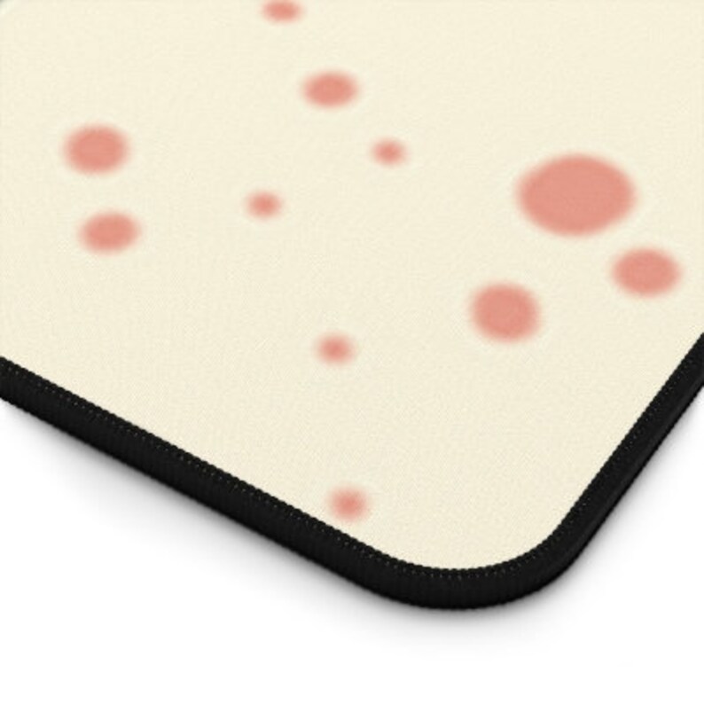 Desk Mat Pastel Mouse Pad Yellow Desk Mat Kawaii Mouse Pad Etsy