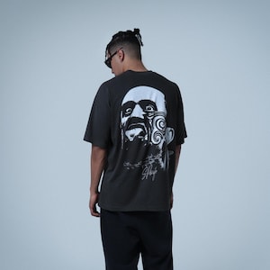 Maori Warrior Heavyweight T-Shirt: New Zealand, Haka, Warrior Tshirt, Tribal T Shirt, Polynesian T-shirt, Pacific Islander Streetwear