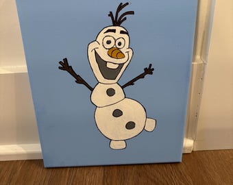 8x10 Olaf Painting
