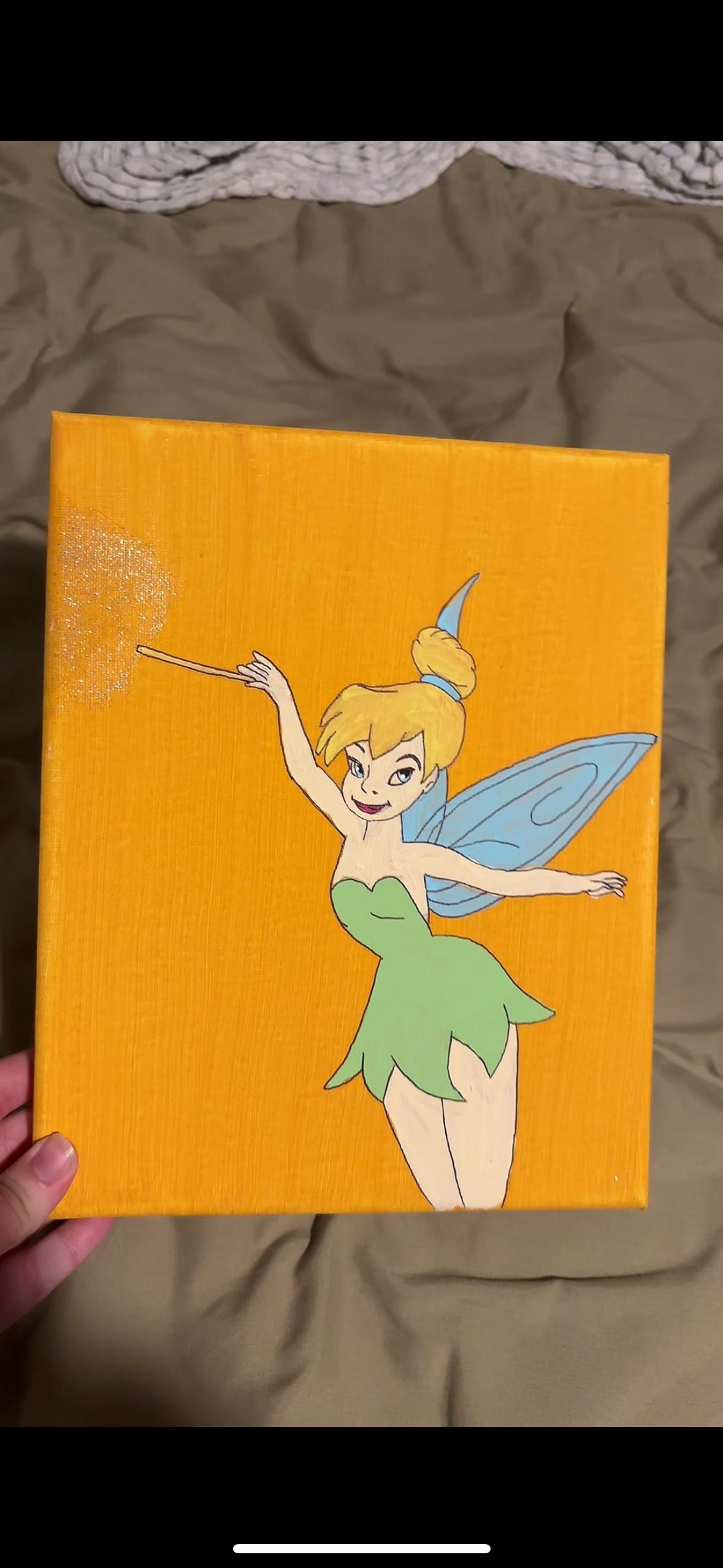 8x10 Tinkerbell Painting