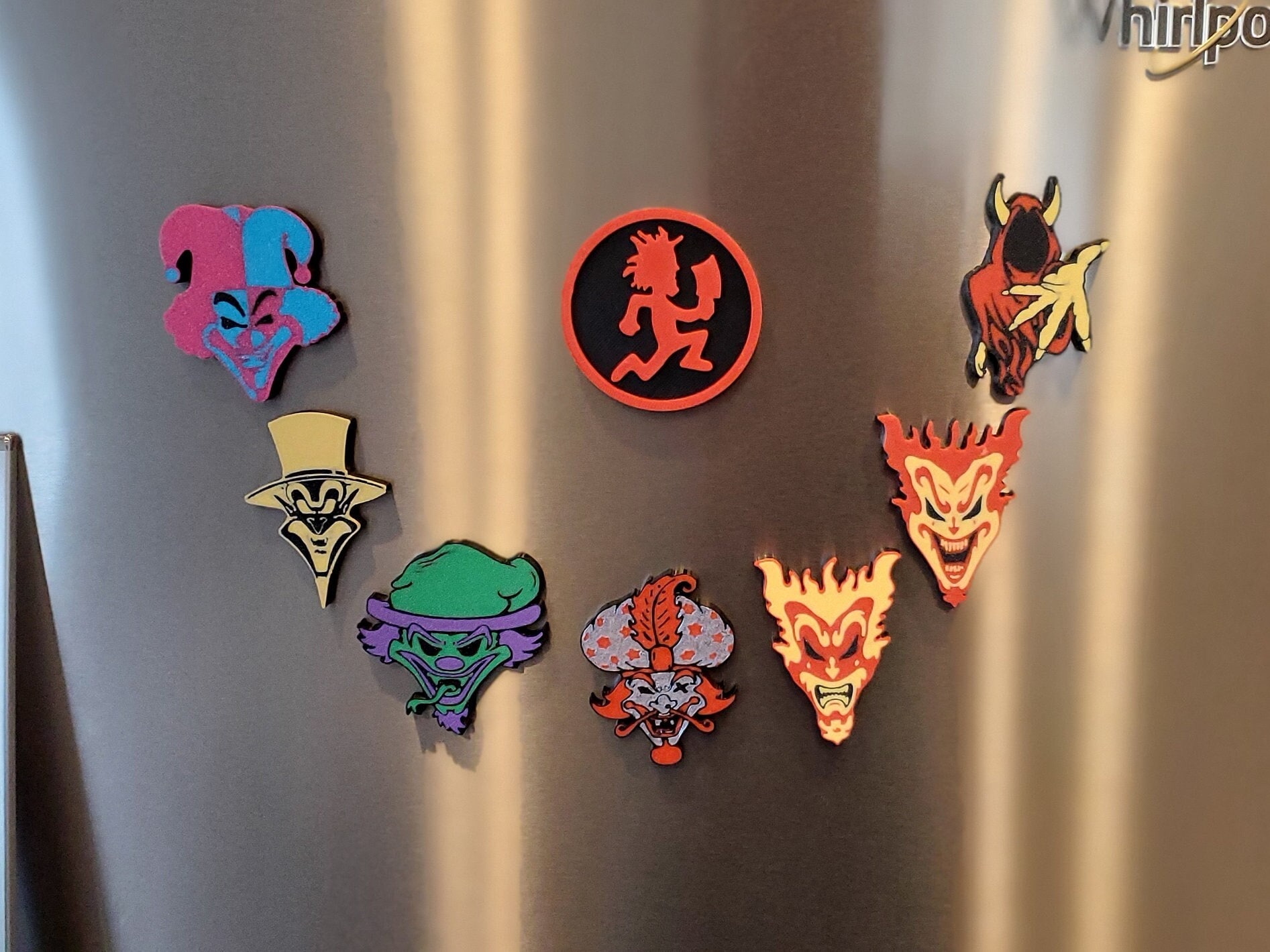 Insane Clown Posse Strong Neodymium Rare Earth Fridge Magnets, 3D