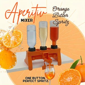 Pomarańczowy Bitter Spritz | Aperitif Mixer | Idealna mieszanka za dotknięciem przycisku | Prawdziwy przyciąg wzrok na każdej imprezie