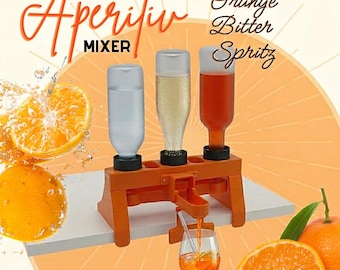 Orangener Bitter Spritz | Aperitif Getränkemischer | perfekte Mischung auf Knopfdruck | bei jeder Party ein Hingucker