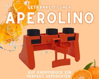 Aperolino / Aperol Spritz drink mixer / perfect mix at the touch of a button / an eye-catcher at every party / gift