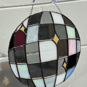 Disco ball Stained Glass