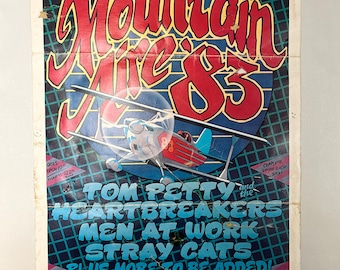 Vintage Mountain Aire 1983 Festival Poster - Etsy