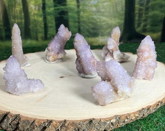 Lilac Spirit Quartz, Cactus Quartz Fairy