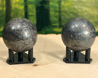 Polished Hematite Sphere - Grounding Crystal (1.5 inch)