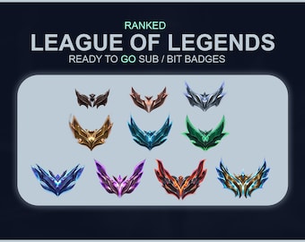 Battle Royale RANKED - Sub/bit Badges - Ready to Use! - Etsy