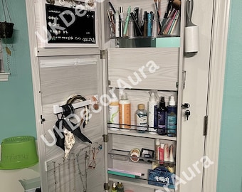 Avilia Espositore Portagioielli con Specchio 26 cm – Organizzazione Impeccabile per Gioielli da Comodino – Design Elegante da Tavolo