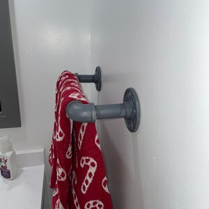 Towel Bar Industrial Pipe image 3